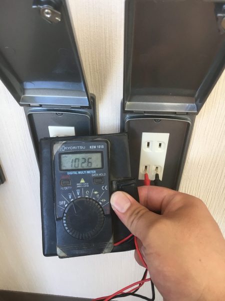 銚子パチンコ店コンセント増設工事